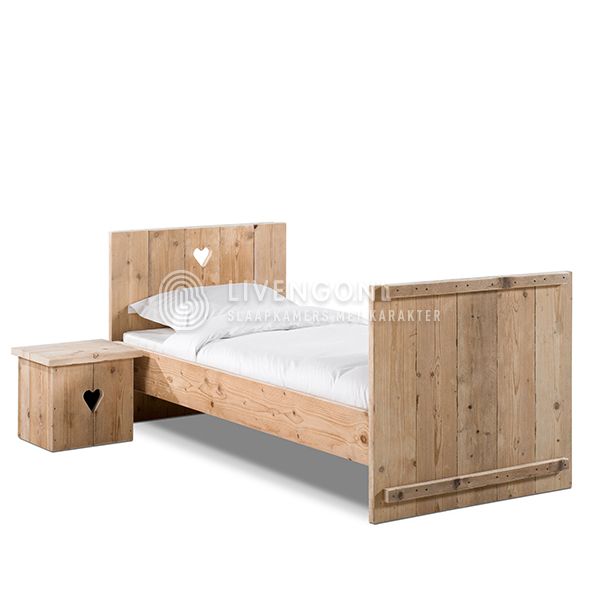 een Onbekwaamheid Whitney Steigerhouten kinderbed Sunnii