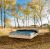 Steigerhouten bed Flow - Livengo
