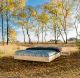 Steigerhouten bed Flow - Livengo